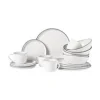 Broste Copenhagen Handgemachtes Frühstücks-Set Salt Aus Porzellan, 4 Personen (16-tlg.) 17