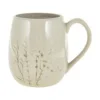 Bloomingville Handgemachte Tasse Bea Mit Gräser-Motiv 31