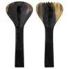 Bloomingville Schwarzes Salatbesteck Aviaja Aus Horn, 2er-Set 11