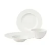 Villeroy & Boch Porzellan Geschirr-Set Rock, 2 Personen (6-tlg.) 23